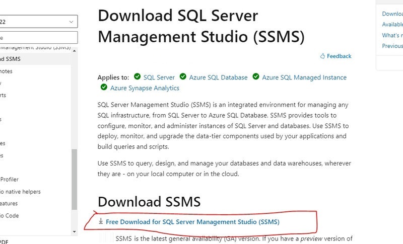 نصب SQL Server