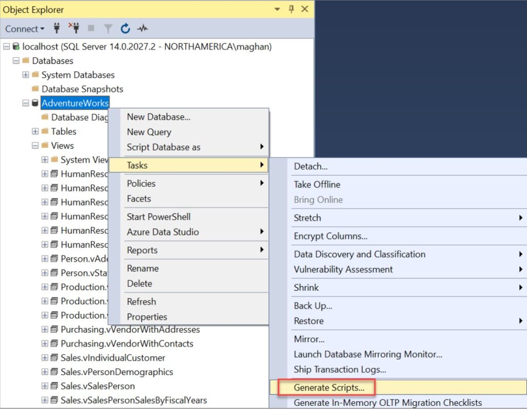 SQL Server Management Studio 2025