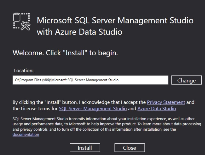 SQL Server Management Studio 2025