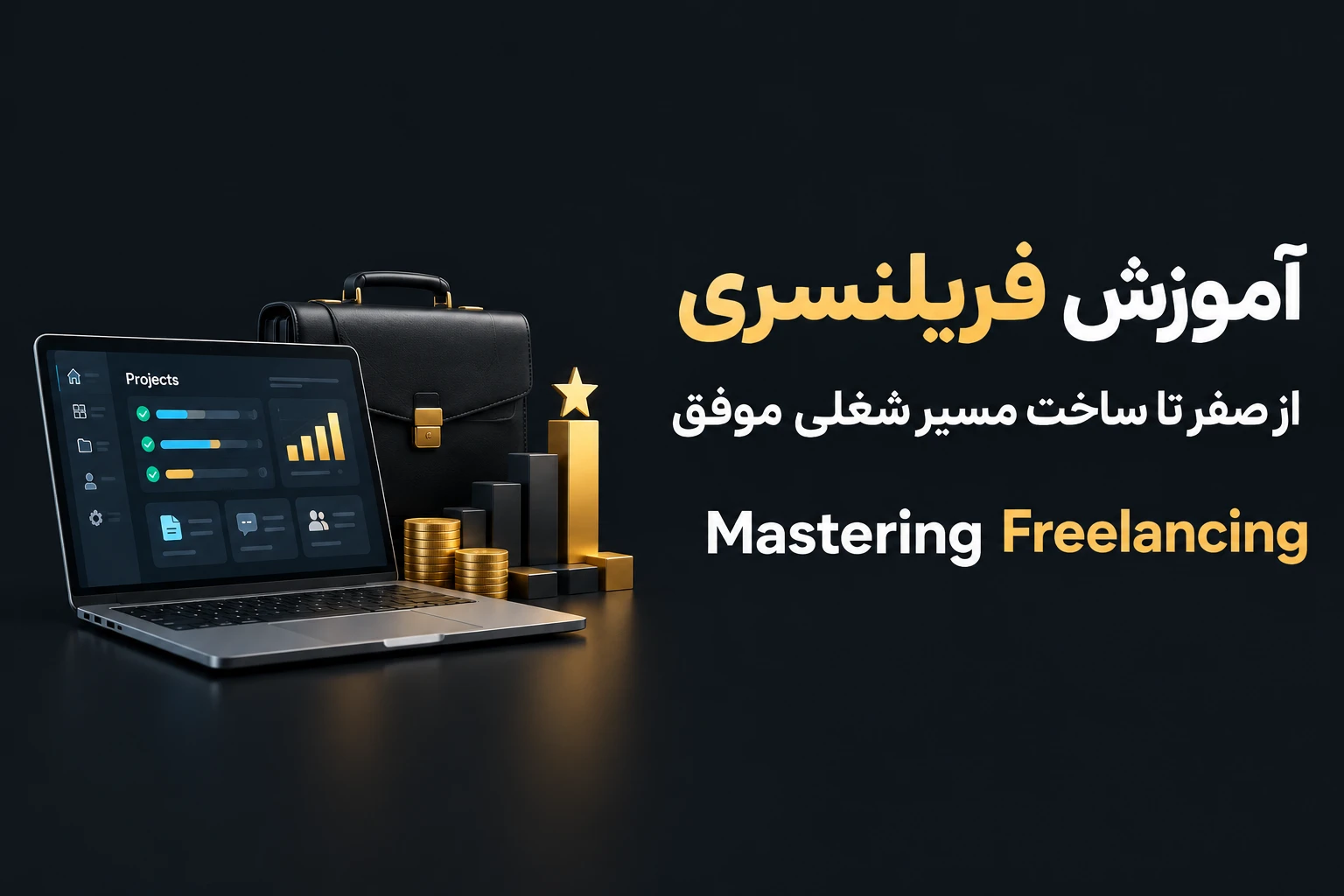 آموزش فریلنسری از صفر تا ساخت مسیر شغلی موفق (Mastering Freelancing)